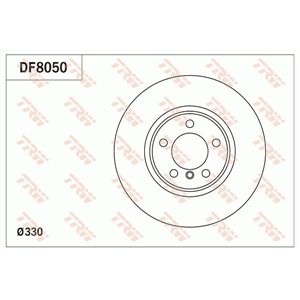 DF8050  Brake disc TRW 