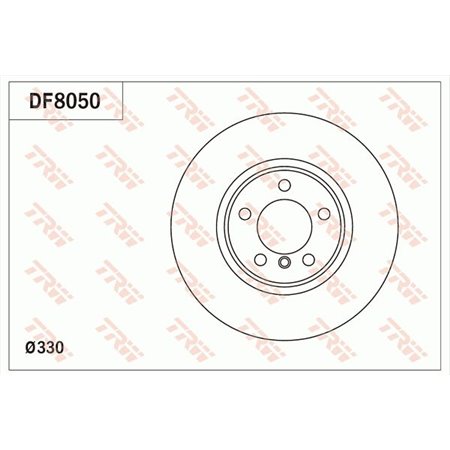 DF8050 Brake Disc TRW