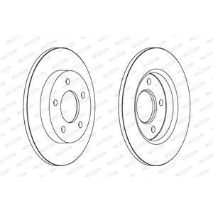 DDF1420C Brake Disc FERODO - Top1autovaruosad