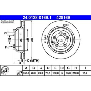 24.0128-0169.1 Тормозной диск ATE - Top1autovaruosad