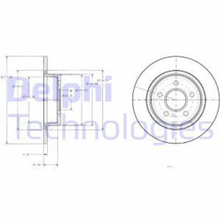 BG3873 Jarrulevy DELPHI