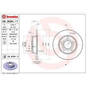 08.9084.11  Piduriketas BREMBO 