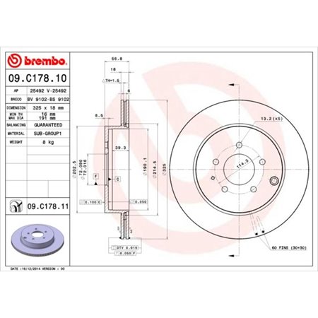 09.C178.11 Piduriketas BREMBO