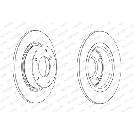 DDF2123C Brake Disc FERODO