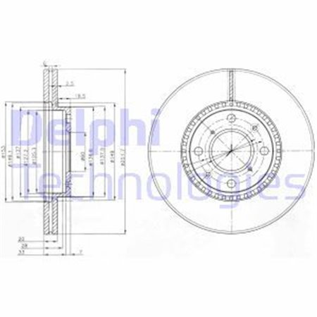 BG4049C Piduriketas DELPHI