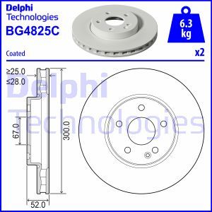 BG4825C Тормозной диск DELPHI - Top1autovaruosad