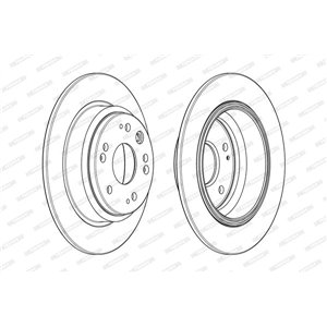 DDF1894C Тормозной диск FERODO     