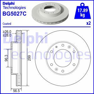 BG5027C Тормозной диск DELPHI     