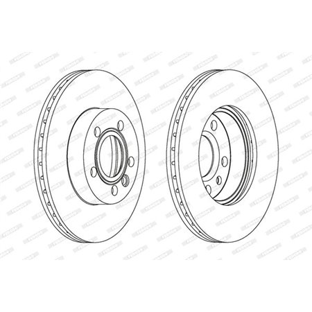 DDF1010C Brake Disc FERODO