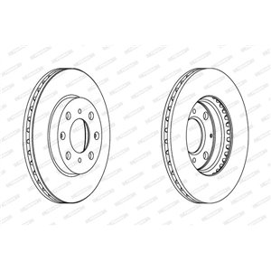 DDF1231C  Piduriketas FERODO 