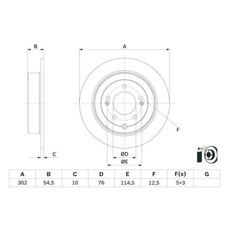 0 986 479 E45 Piduriketas BOSCH