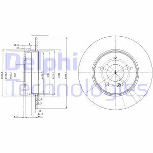 BG3239C Jarrulevy DELPHI - Top1autovaruosad