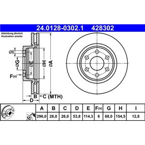 24.0128-0302.1 Тормозной диск ATE - Top1autovaruosad