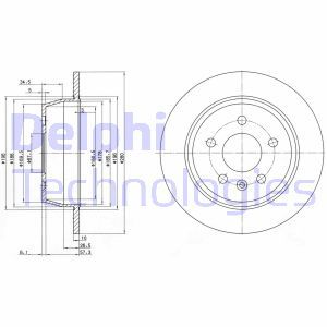 BG3241 Brake Disc DELPHI - Top1autovaruosad