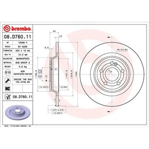 08.D760.11 Jarrulevy BREMBO - Top1autovaruosad