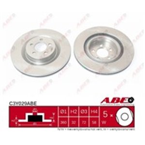 C3Y029ABE-P Brake Disc ABE - Top1autovaruosad