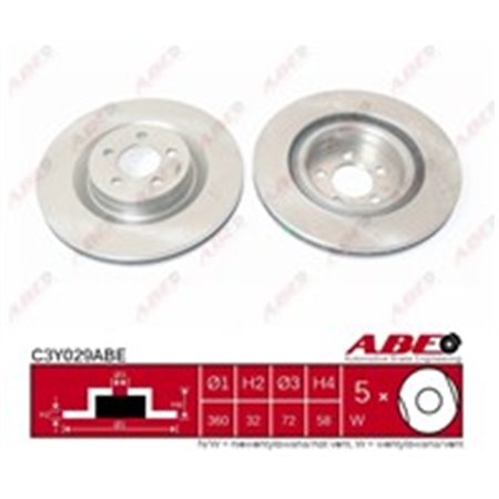 C3Y029ABE-P Brake Disc ABE