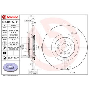 09.R105.11  Piduriketas BREMBO 