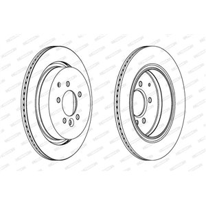 DDF1752 Brake Disc FERODO - Top1autovaruosad