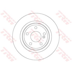 DF6886 Brake Disc TRW - Top1autovaruosad