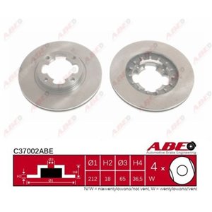 C37002ABE  Brake disc ABE 