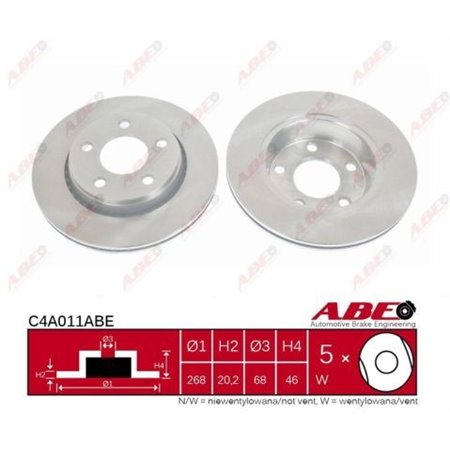 C4A011ABE Brake Disc ABE