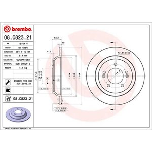 08.C823.21  Piduriketas BREMBO 