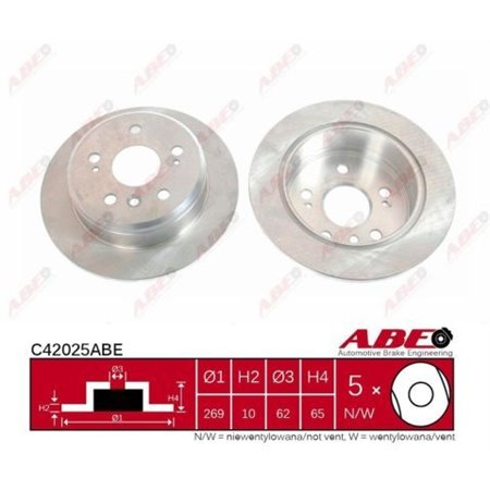 C42025ABE Brake Disc ABE