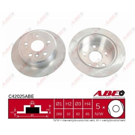 C42025ABE  Brake disc ABE 