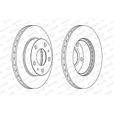 DDF768C Piduriketas FERODO