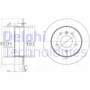 BG3710  Piduriketas DELPHI 