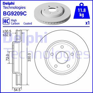 BG9209C Тормозной диск DELPHI - Top1autovaruosad