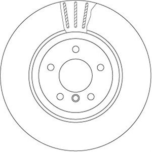 DF6624S  Kaheosaline piduriketas TRW 