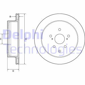 BG4929C Тормозной диск DELPHI - Top1autovaruosad