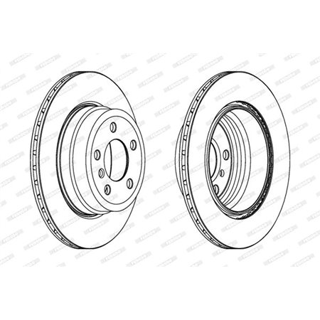 DDF1715C Тормозной диск FERODO