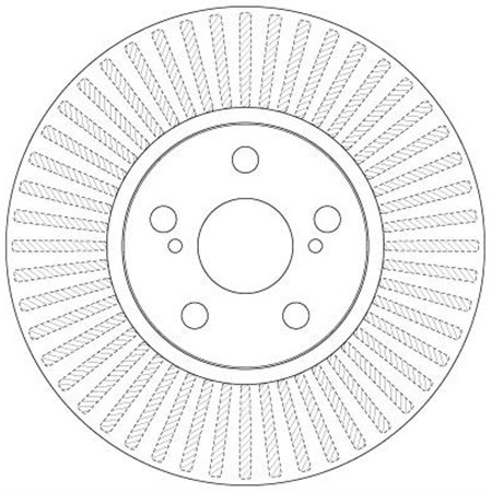 DF6234 Brake Disc TRW