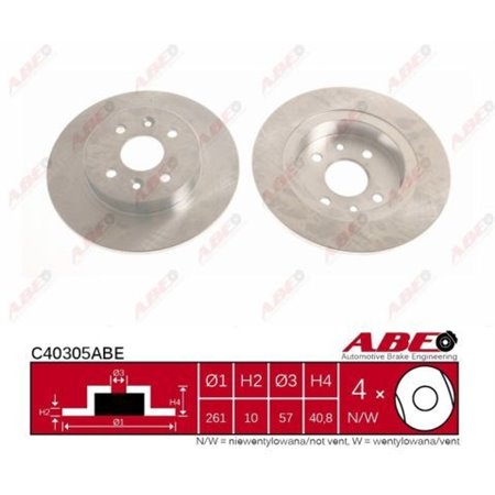 C40305ABE Brake Disc ABE