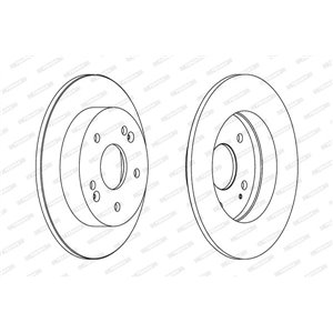 DDF1483  Brake disc FERODO 