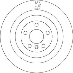 DF6365S Bromsskiva TRW - Top1autovaruosad