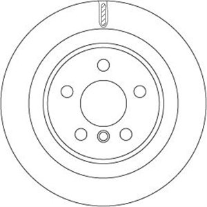 DF6755 Brake Disc TRW - Top1autovaruosad