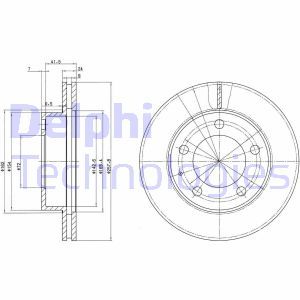 BG2779 Bromsskiva DELPHI - Top1autovaruosad