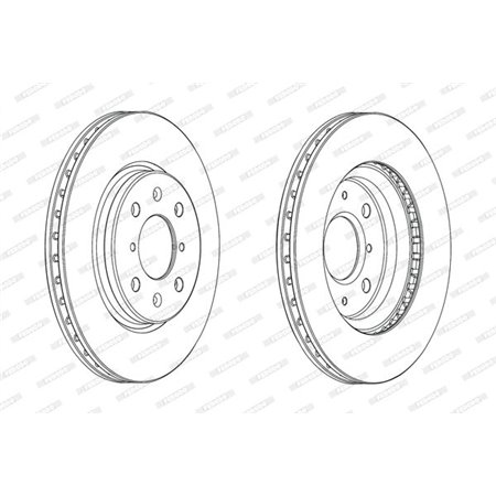 DDF2070C Brake Disc FERODO