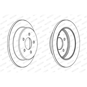 DDF1378 Brake Disc FERODO - Top1autovaruosad