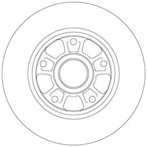 DF6182 Тормозной диск TRW     