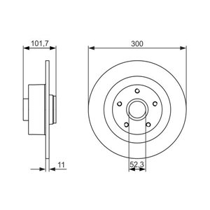 0 986 479 573  Piduriketta laager BOSCH 