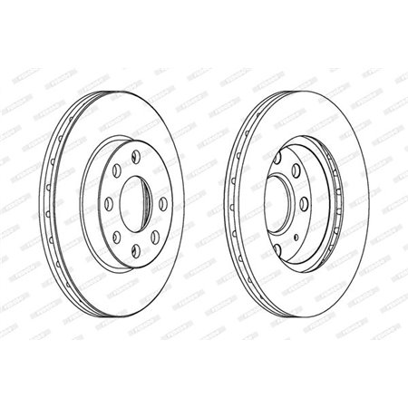 DDF1130C Brake Disc FERODO