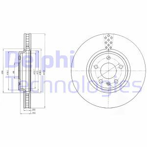 BG4080C Bromsskiva DELPHI - Top1autovaruosad