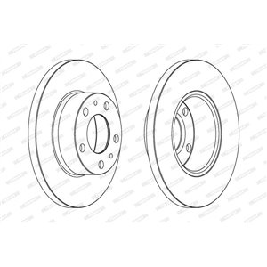 DDF758 Тормозной диск FERODO     