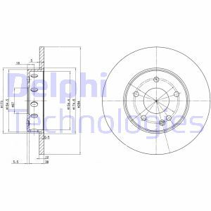 BG2769  Piduriketas DELPHI 