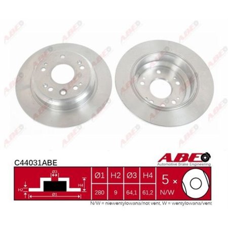 C44031ABE Brake Disc ABE